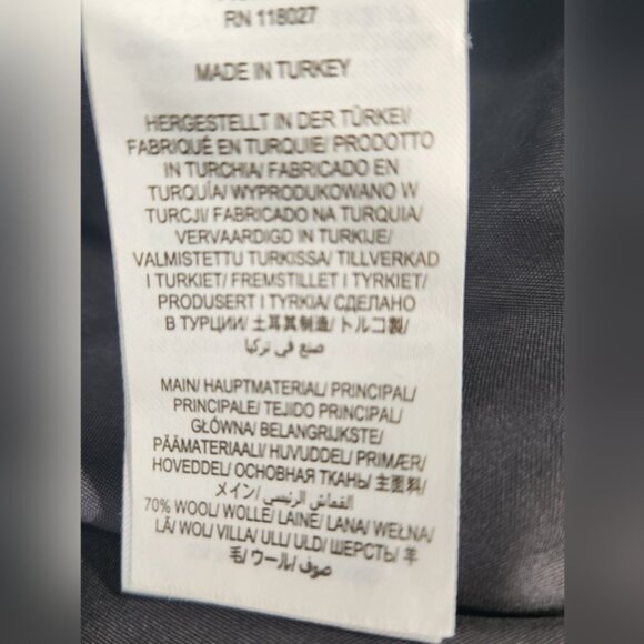 Boden Charcoal Gray Wool Blend‎ Jacket Womens Size 6 NWT - Picture 5 of 7